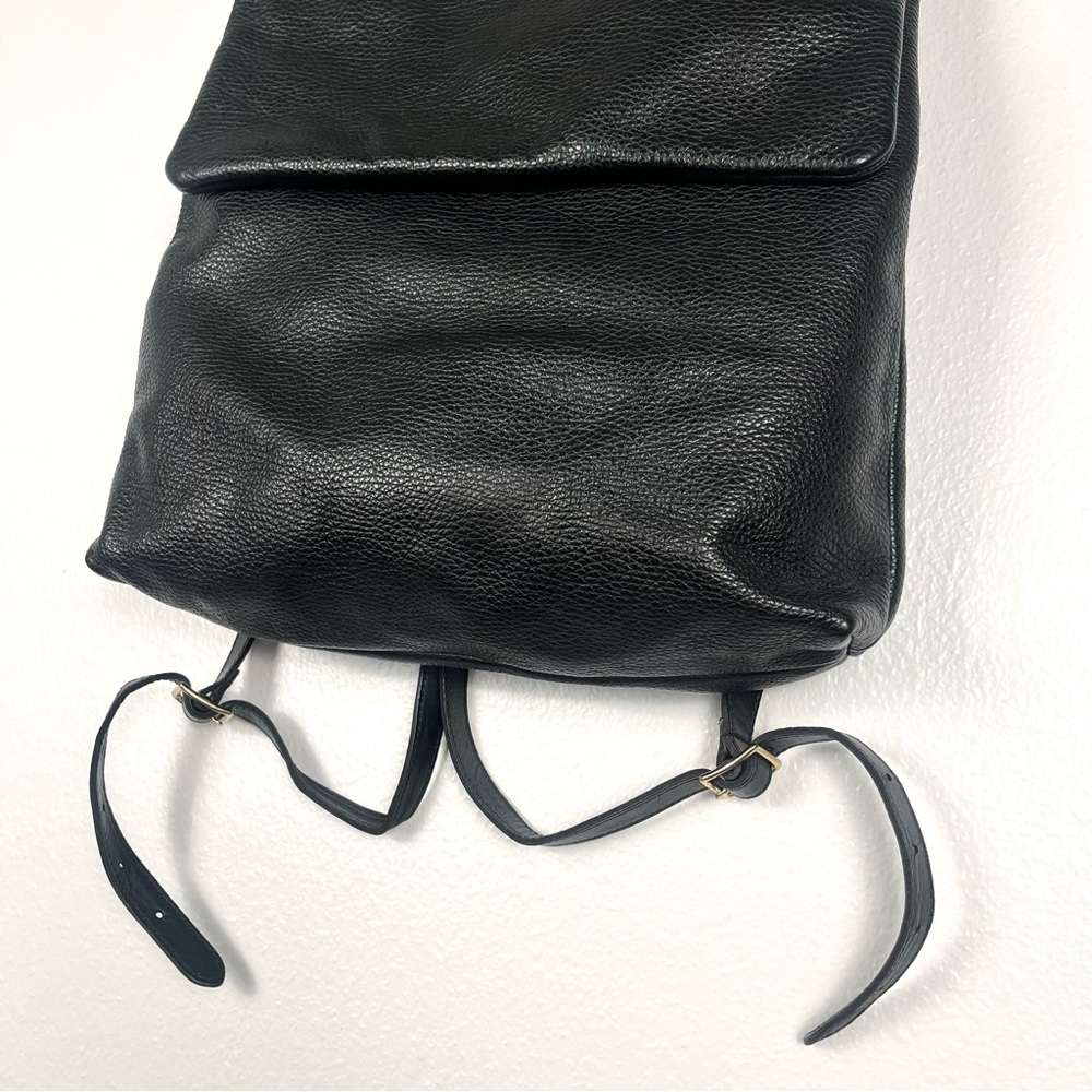 Clare V Black Leather Backpack - Picture 5 of 9